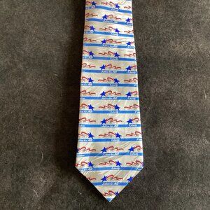 KEITH DANIELS Silk Tie Liberty Justice For All